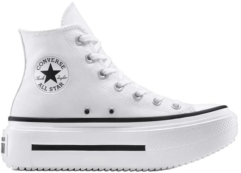 Converse Chuck Taylor All Star Lift Double Stack High 'Putih Hitam' A12976C Lookbook Converse Chuck Taylor All Star Lift Double Stack High 'Putih Hitam' A12976C
