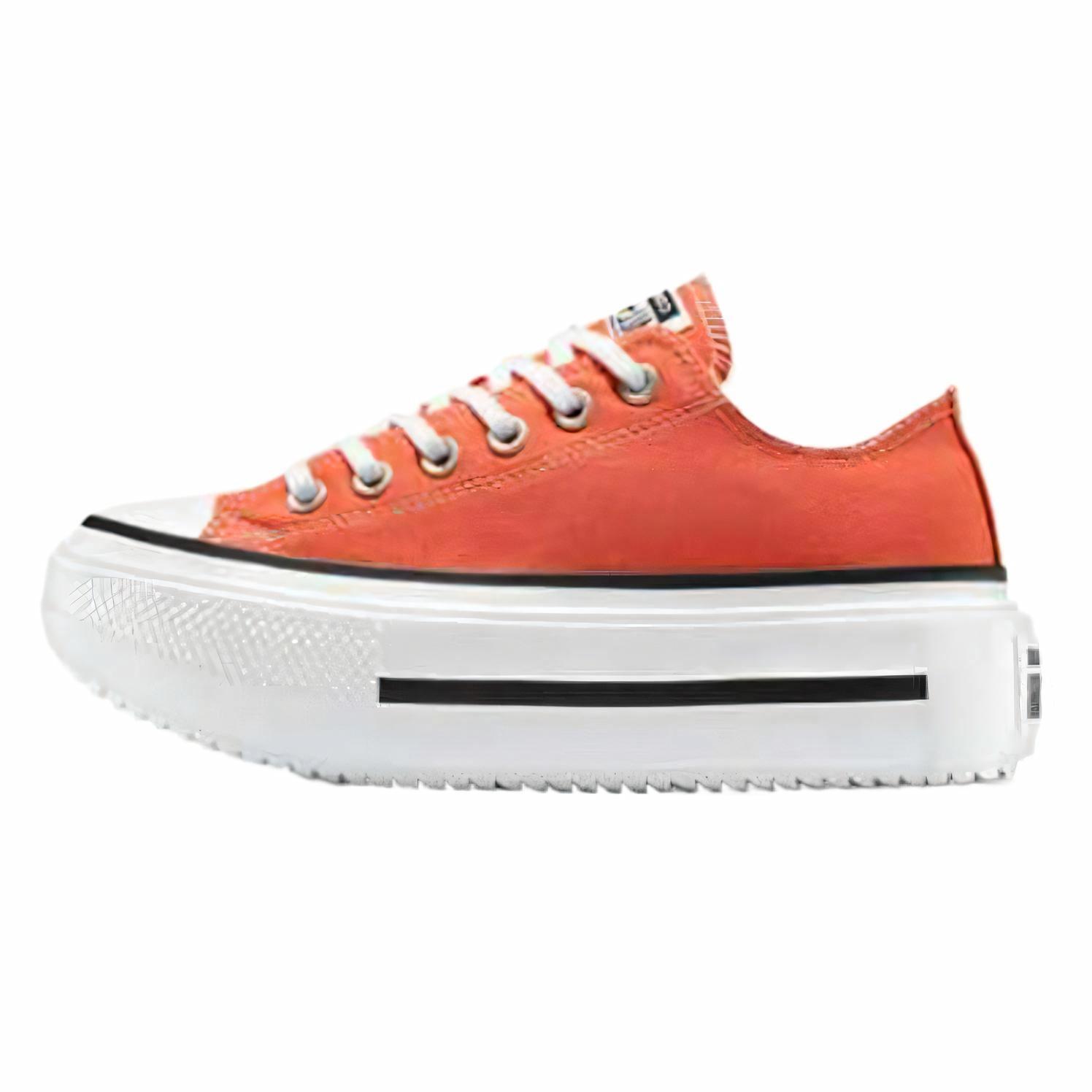 Converse Chuck Taylor All Star Lift Double Stack Low 'Vermillion Red' A16284C
