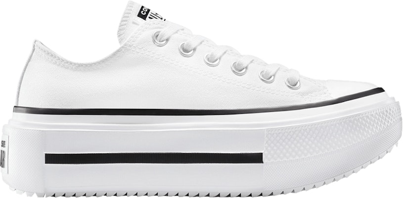Converse Chuck Taylor All Star Lift Double Stack Low 'White Black' A15491C Buy Converse Chuck Taylor All Star Lift Double Stack Low 'White Black' A15491C