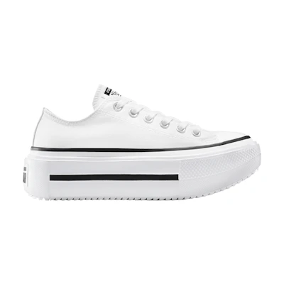 Converse Chuck Taylor All Star Lift Double Stack Low 'White Black'