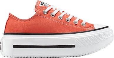 Converse Chuck Taylor All Star Lift Double Stack Low 'Vermillion Red' A16284C Converse Chuck Taylor All Star Lift Double Stack Low 'Vermillion Red' A16284C