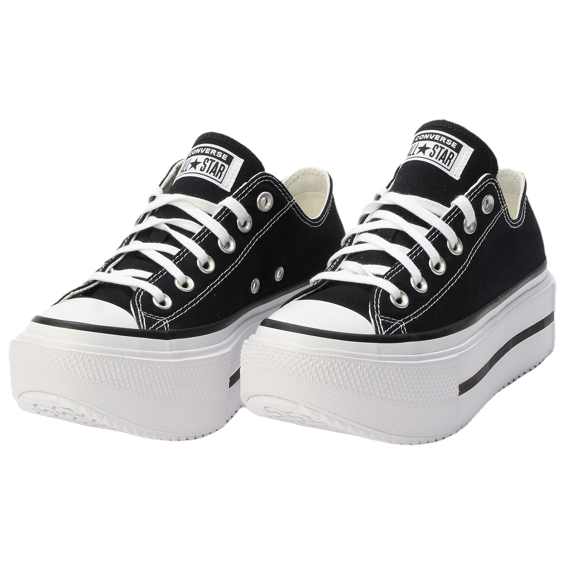Order 匡威Chuck Taylor All Star厚底双层低帮‘黑白’ A15490C