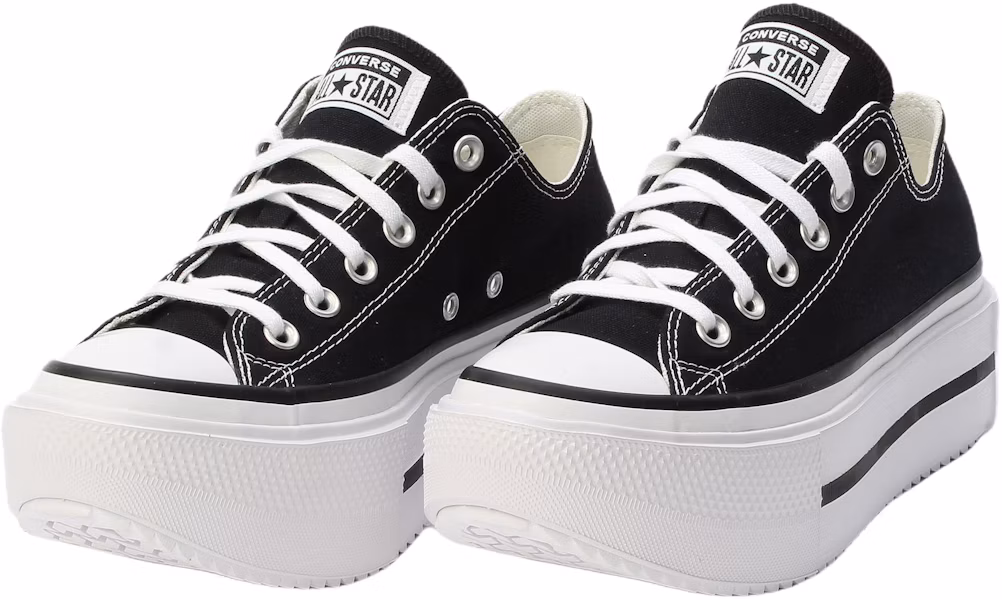 匡威Chuck Taylor All Star厚底双层低帮‘黑白’ A15490C Lookbook 匡威Chuck Taylor All Star厚底双层低帮‘黑白’ A15490C