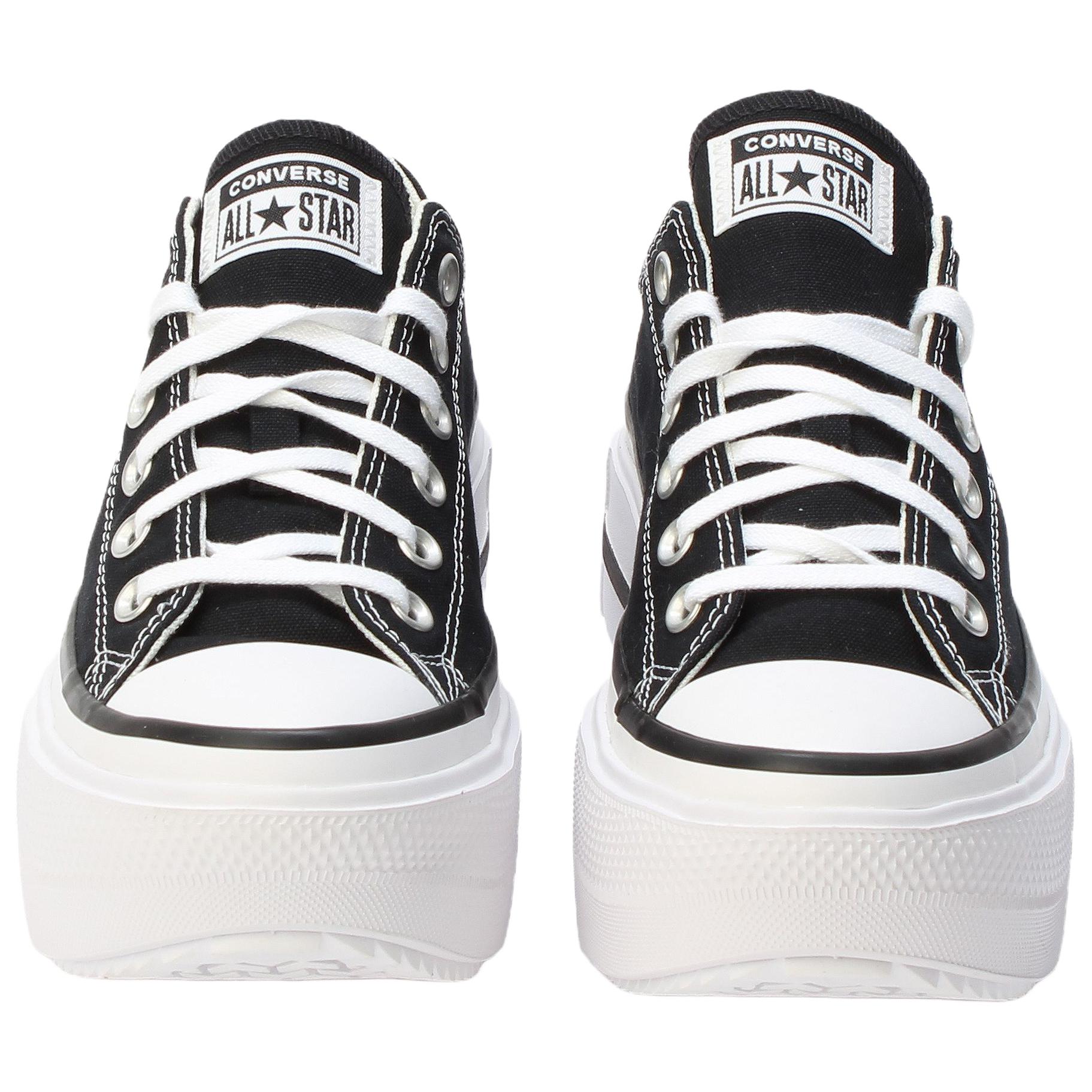 Lookbook 匡威Chuck Taylor All Star厚底双层低帮‘黑白’ A15490C