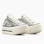 Buy 匡威Chuck Taylor All Star Lift厚底银色休闲鞋 A16406C