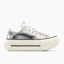 Order 匡威Chuck Taylor All Star Lift厚底银色休闲鞋 A16406C