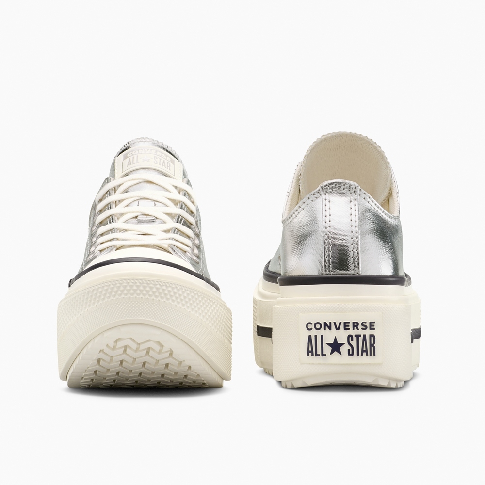 Details for 匡威Chuck Taylor All Star Lift厚底银色休闲鞋 A16406C