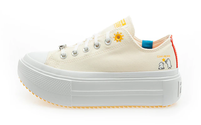 Converse Chuck Taylor All Star Lift Double Stack x Matsui 白色幾何鞋 A22181C Buy Converse Chuck Taylor All Star Lift Double Stack x Matsui 白色幾何鞋 A22181C