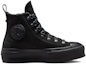 Order Converse Chuck Taylor All Star Lift High 'Triple Black' 173097C