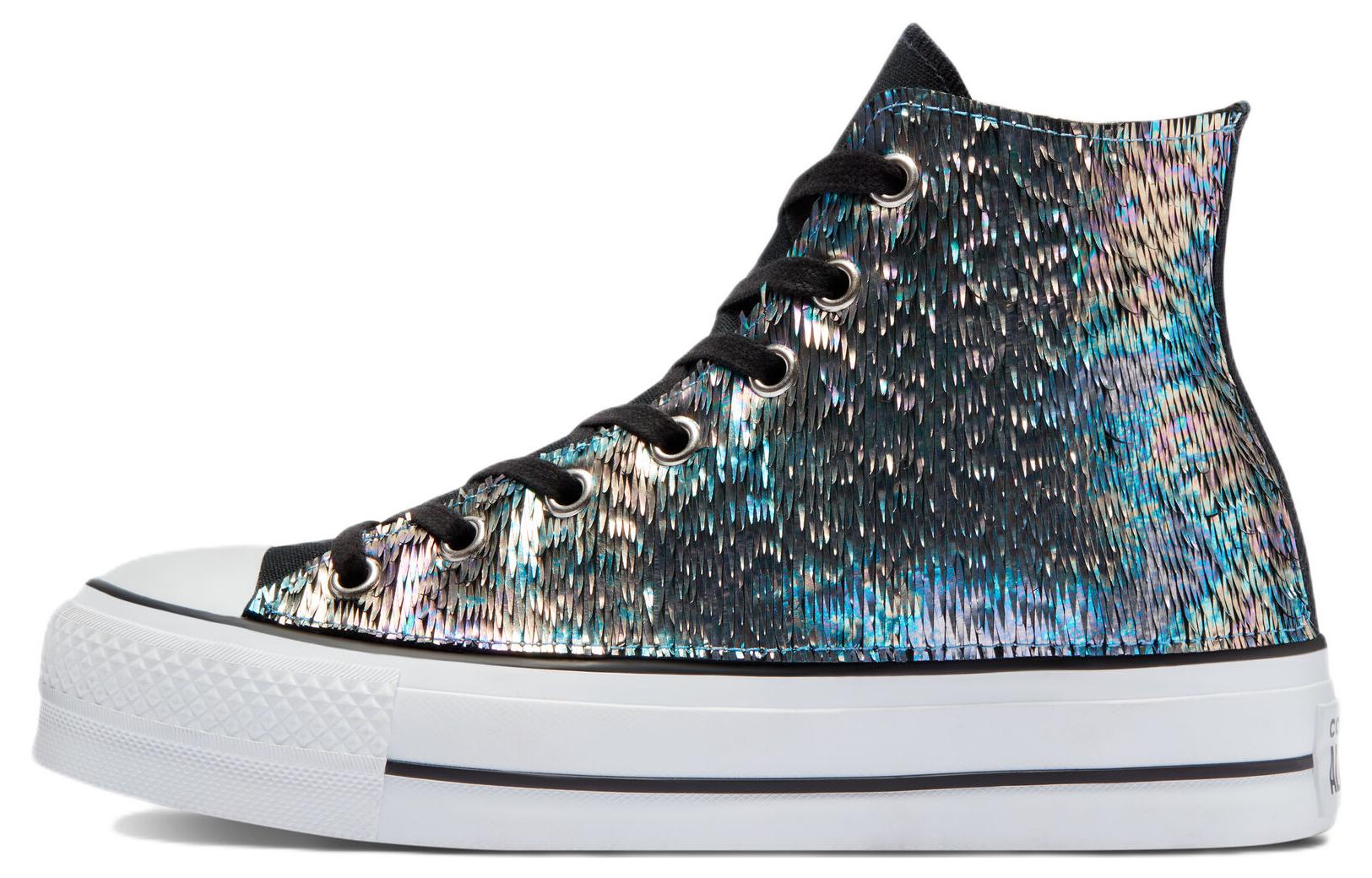 Converse Chuck Taylor All Star Lift Platform 'Iridescent Rainbow'