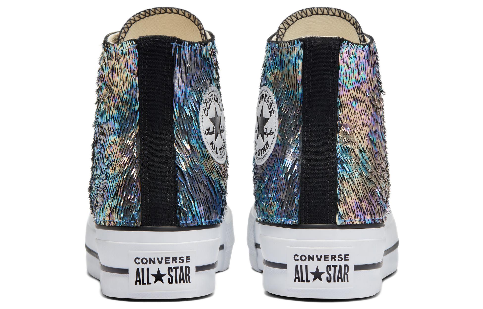 Converse Chuck Taylor All Star Lift Platform 'Iridescent Rainbow' 圖 4