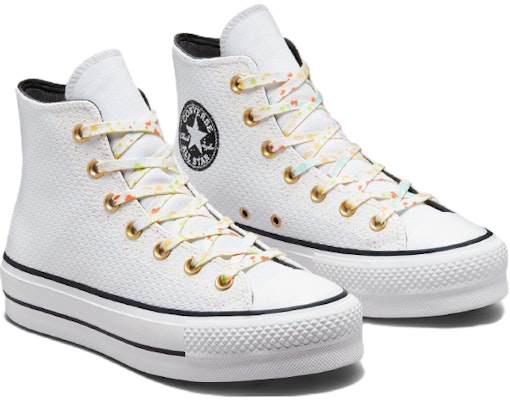 Converse Chuck Taylor All Star Lift Platform High 'Paint Splatter - White' A02561C Lookbook Converse Chuck Taylor All Star Lift Platform High 'Paint Splatter - White' A02561C