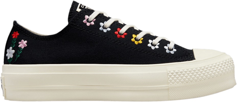 (Women) Converse Chuck Taylor All Star Lift Platform Low 'Floral Embroidery' A02566F Buy (Women) Converse Chuck Taylor All Star Lift Platform Low 'Floral Embroidery' A02566F