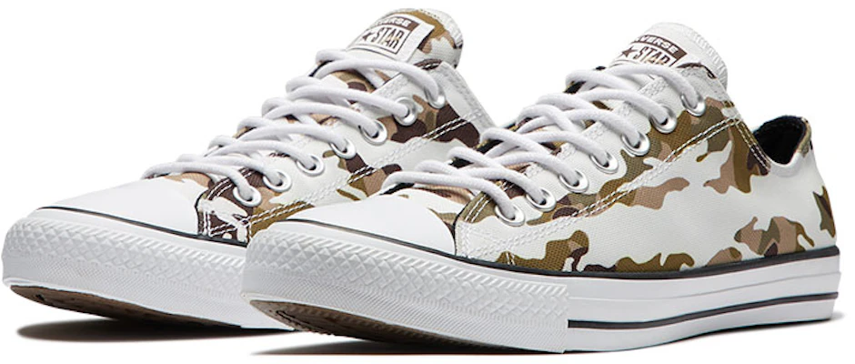 Converse Chuck Taylor All Star 全版迷彩低筒帆布鞋 雪地迷彩 男女款 Lookbook Converse Chuck Taylor All Star 全版迷彩低筒帆布鞋 雪地迷彩 男女款