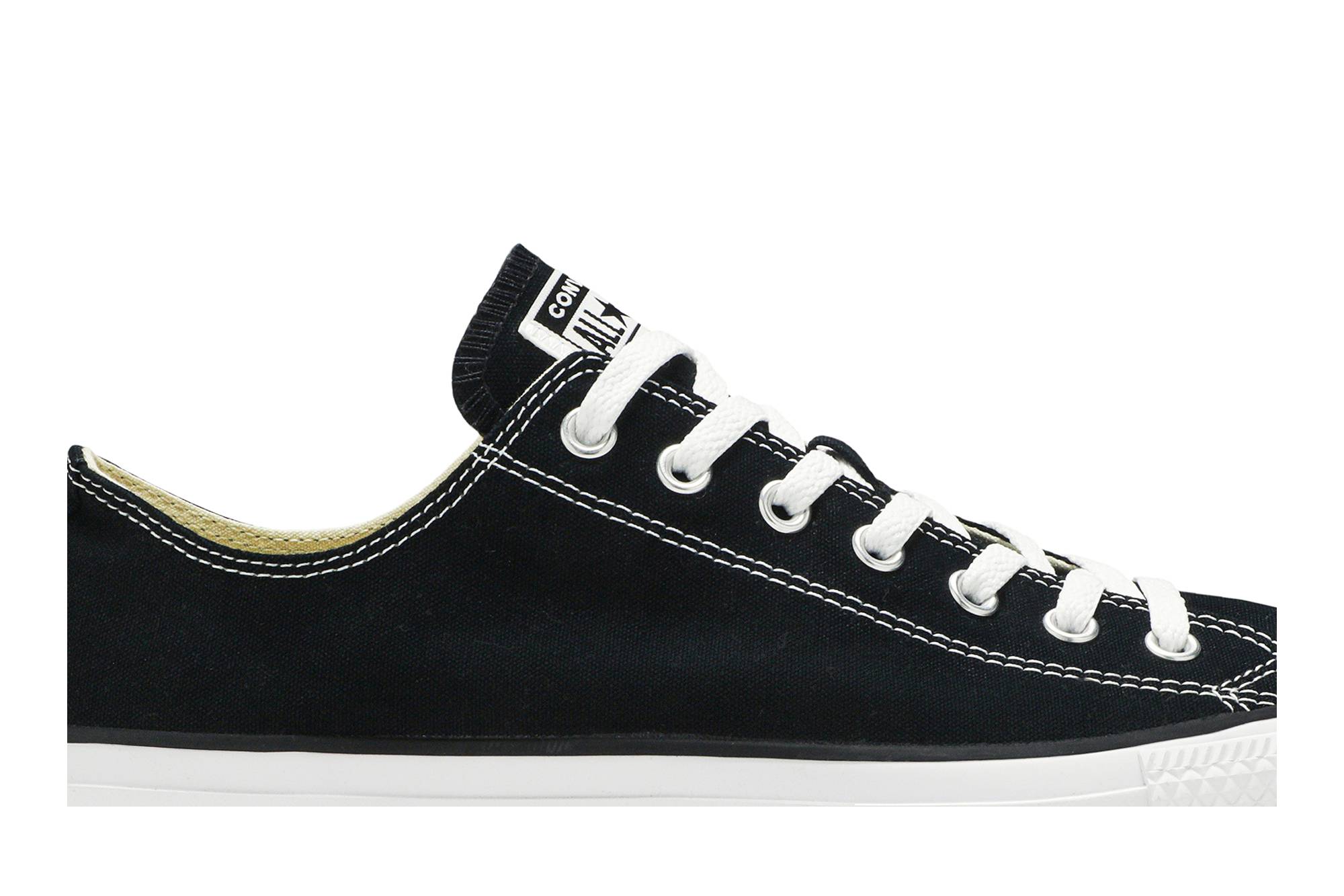 Low top chuck taylors black best sale