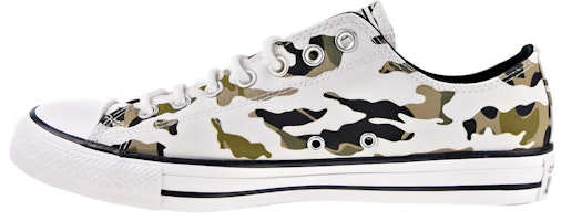 Converse 圓頭繫帶 耐磨減震 低筒 帆布鞋 男款 白黑色 Buy Converse 圓頭繫帶 耐磨減震 低筒 帆布鞋 男款 白黑色