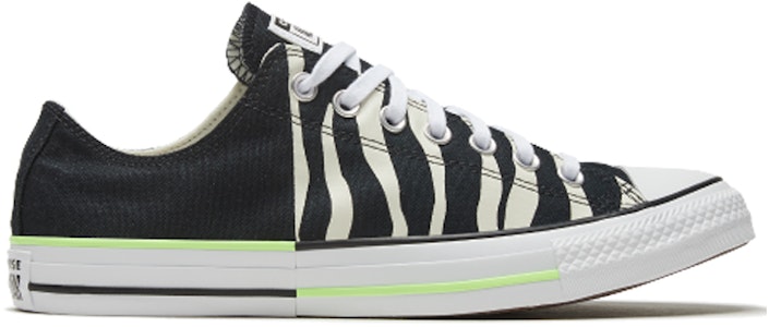 Converse Chuck Taylor All Star 'Corak Zebra Hitam Hijau Neon' 167667C Order Converse Chuck Taylor All Star 'Corak Zebra Hitam Hijau Neon' 167667C