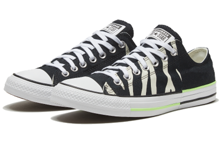 Lookbook Converse Chuck Taylor All Star 'Corak Zebra Hitam Hijau Neon' 167667C
