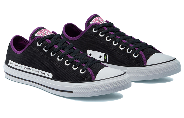 Lookbook チャックテイラー オールスター ロー "ドラマティックナイト" (ブラック) 170852F