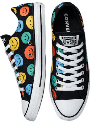 Converse Chuck Taylor All Star Low '快樂笑臉' 172827F Shop Converse Chuck Taylor All Star Low '快樂笑臉' 172827F