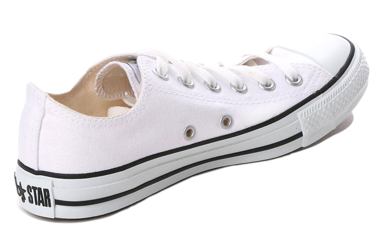 Shop Converse Chuck Taylor All Star Colors O 低帮 帆布鞋 男女同款 白黑 日版