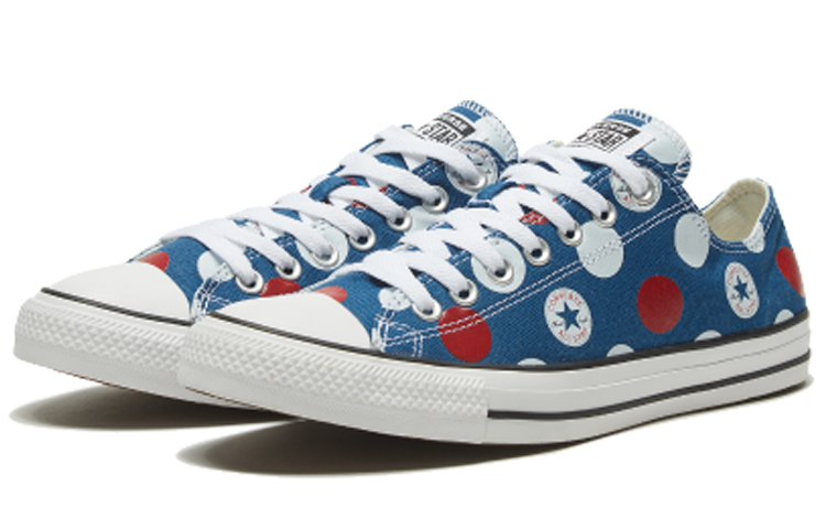 Lookbook コンバース チャックテイラー 水玉ブルー (Konbaasu Chakku Teiraa Mizutama Buruu) 167860C