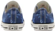 Shop Converse Chuck Taylor All Star 復古低筒帆布鞋 男女通款 印花藍