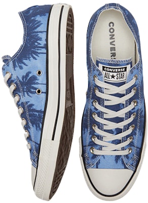 Converse Chuck Taylor All Star 復古低筒帆布鞋 男女通款 印花藍 Purchase Converse Chuck Taylor All Star 復古低筒帆布鞋 男女通款 印花藍