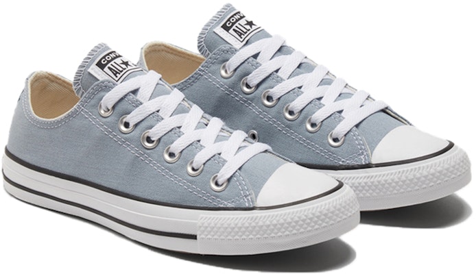 Converse All Star Color Chuck Taylor 防滑耐磨 低筒 球鞋 男女同款 灰藍 Lookbook Converse All Star Color Chuck Taylor 防滑耐磨 低筒 球鞋 男女同款 灰藍
