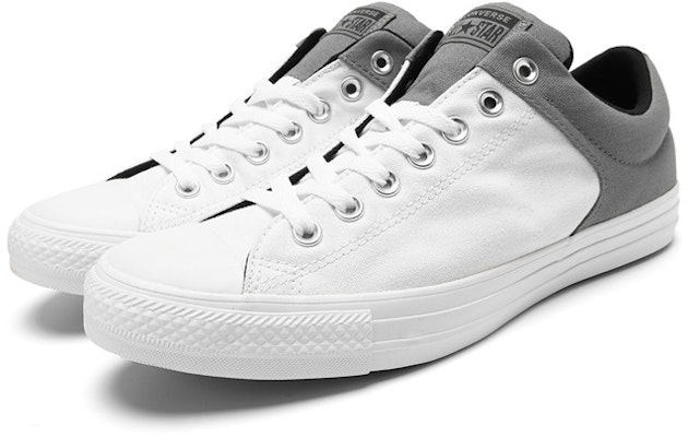 Converse All Star系列 Ctas High Street Ox 低筒 帆布鞋 男女同款 灰白拼接 Lookbook Converse All Star系列 Ctas High Street Ox 低筒 帆布鞋 男女同款 灰白拼接