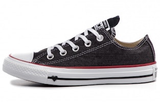 Converse Chuck Taylor All Star 情人節限定 復古低筒帆布鞋 男女同款 黑色 Buy Converse Chuck Taylor All Star 情人節限定 復古低筒帆布鞋 男女同款 黑色