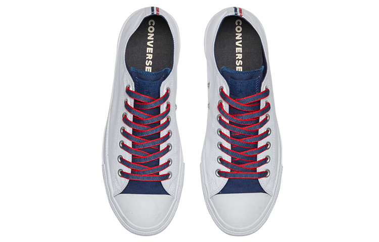 Shop Converse Chuck Taylor All Star 低筒 '白色海軍藍' 160467C