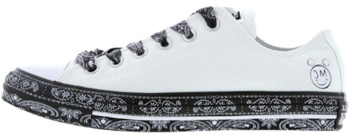 Converse Chuck Taylor All Star Low Miley Cyrus White Black 162235C Converse Chuck Taylor All Star Low Miley Cyrus White Black 162235C