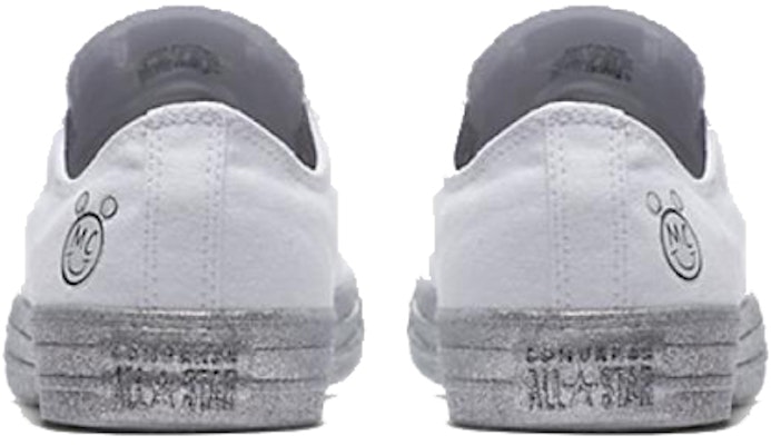 Converse Chuck Taylor All Star Low Miley Cyrus Blanco Plateado 162238C Purchase Converse Chuck Taylor All Star Low Miley Cyrus Blanco Plateado 162238C