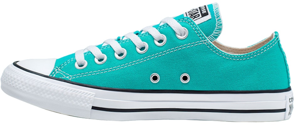 Bright top green converse