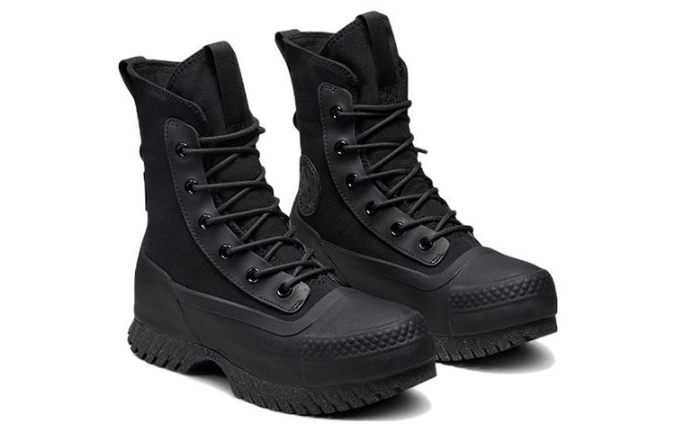 Lookbook Converse Chuck Taylor All Star Lugged 2.0 Counter Climate Tinggi 'Triple Black'. A00909C