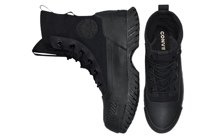 Shop Converse Chuck Taylor All Star Lugged 2.0 Counter Climate Tinggi 'Triple Black'. A00909C