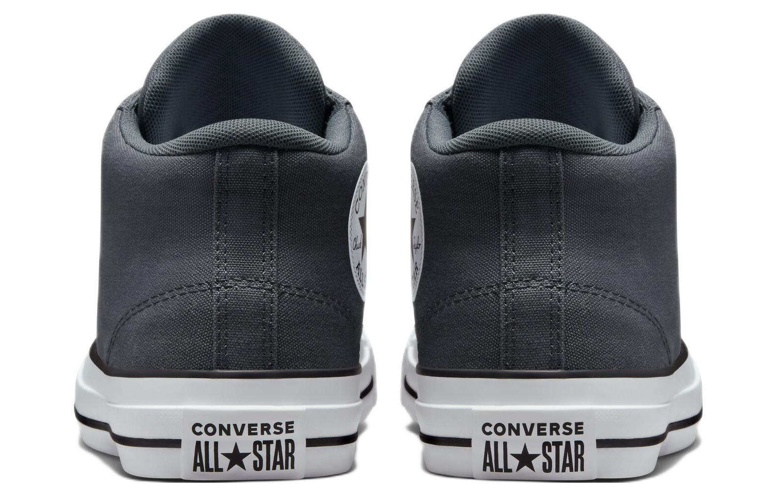 Shop 匡威 Chuck Taylor All Star Malden Street 防滑耐磨 中筒 帆布鞋 男女同款 灰色