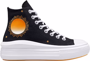 Converse Chuck Taylor All Star Move High 'Black White Orange' A02896C Converse Chuck Taylor All Star Move High 'Black White Orange' A02896C