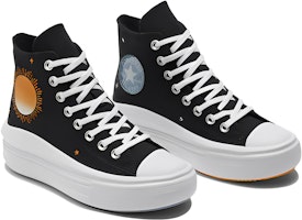 Converse Chuck Taylor All Star Move 高筒'黑白橘' A02896C Lookbook Converse Chuck Taylor All Star Move 高筒'黑白橘' A02896C