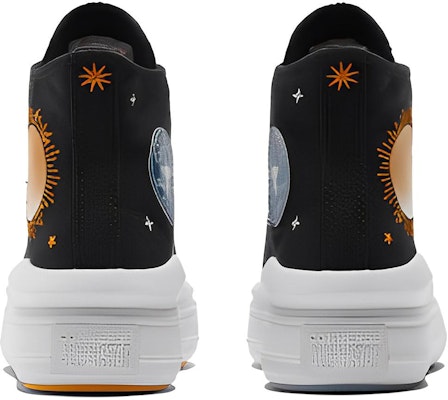 Converse Chuck Taylor All Star Move 高帮'黑白橙' A02896C Shop Converse Chuck Taylor All Star Move 高帮'黑白橙' A02896C