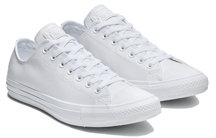 Shop Converse Chuck Taylor All Star Ox Leer ''Wit'' 136823C