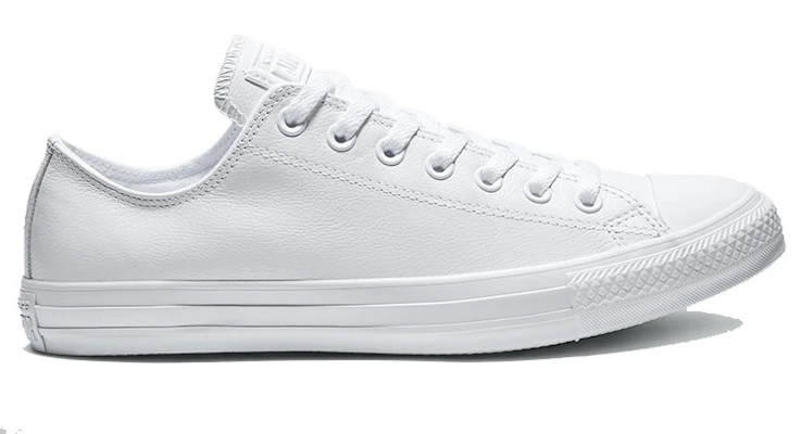 Converse Chuck Taylor All Star Ox Kulit 'Putih' 136823C Shop Converse Chuck Taylor All Star Ox Kulit 'Putih' 136823C