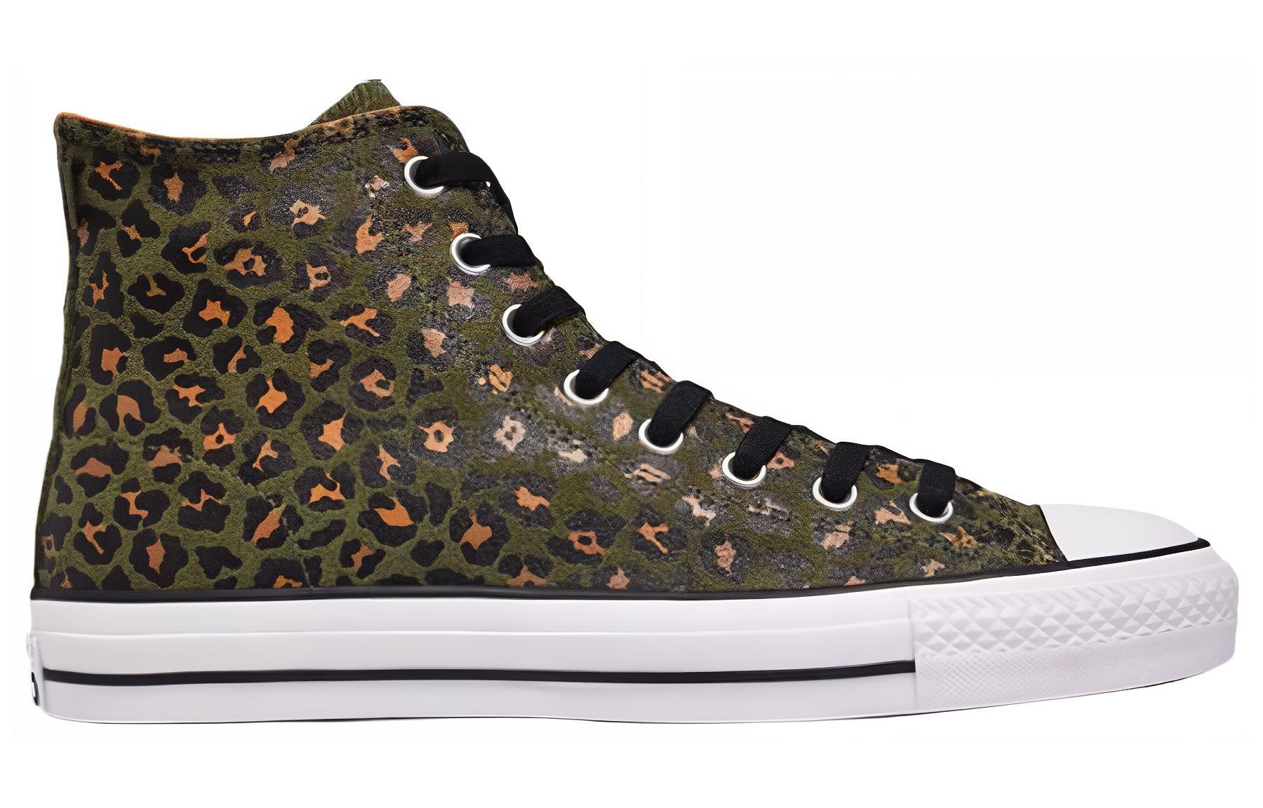 Converse Chuck Taylor All Star Pro Hi 'Leopard Olive' 圖 2