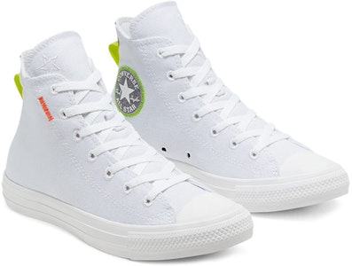 컨버스 척 테일러 올스타 리뉴 하이 '화이트 레몬 베놈' 168594C Lookbook 컨버스 척 테일러 올스타 리뉴 하이 '화이트 레몬 베놈' 168594C