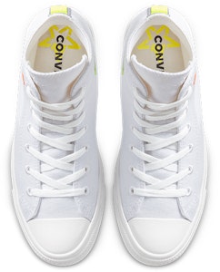 컨버스 척 테일러 올스타 리뉴 하이 '화이트 레몬 베놈' 168594C Shop 컨버스 척 테일러 올스타 리뉴 하이 '화이트 레몬 베놈' 168594C