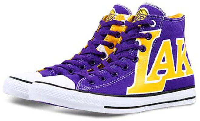 Converse Chuck Taylor All Star SE Hi 'Los Angeles Lakers' Lelaki 159415C Lookbook Converse Chuck Taylor All Star SE Hi 'Los Angeles Lakers' Lelaki 159415C