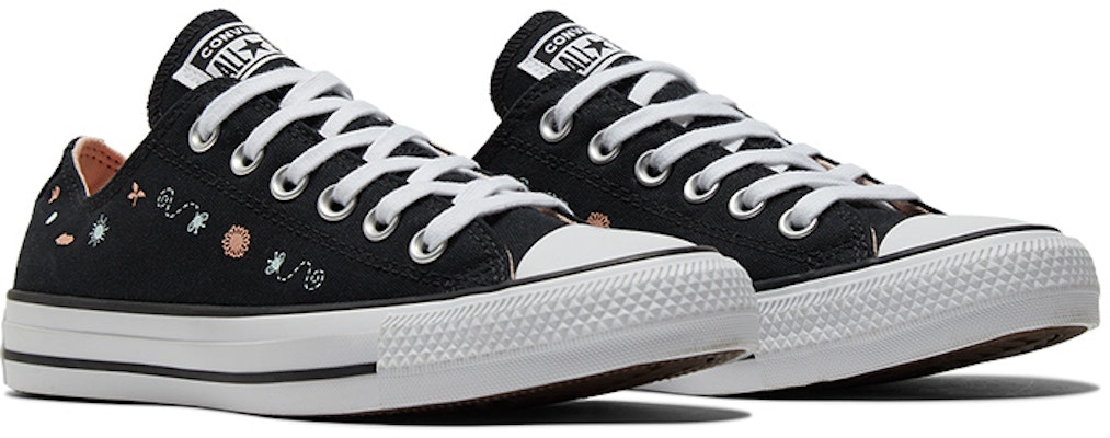 Converse All Star 防滑耐磨 低筒 帆布鞋 男女皆宜 黑色 Lookbook Converse All Star 防滑耐磨 低筒 帆布鞋 男女皆宜 黑色