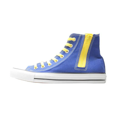 Converse Chuck Taylor All Star Side Zip Hi Radio Blue Yellow
