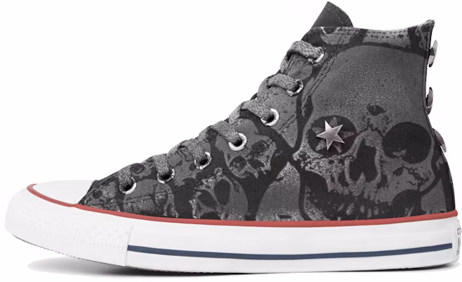 Converse Chuck Taylor All Star Tatuaje Calavera Alto Gris Blanco 165779C Buy Converse Chuck Taylor All Star Tatuaje Calavera Alto Gris Blanco 165779C